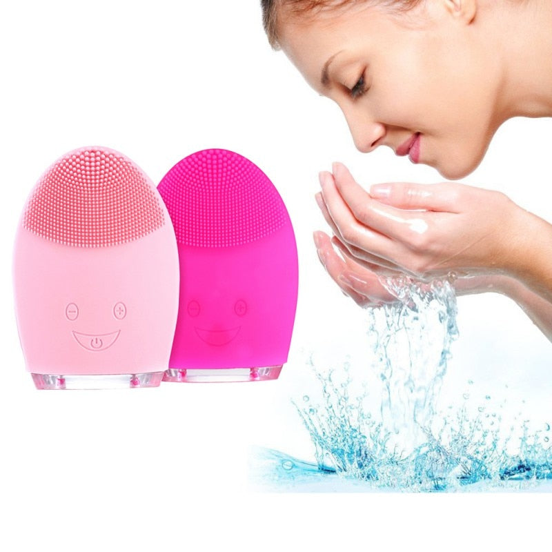 Waterproof Silicone Facial Cleansing Brush