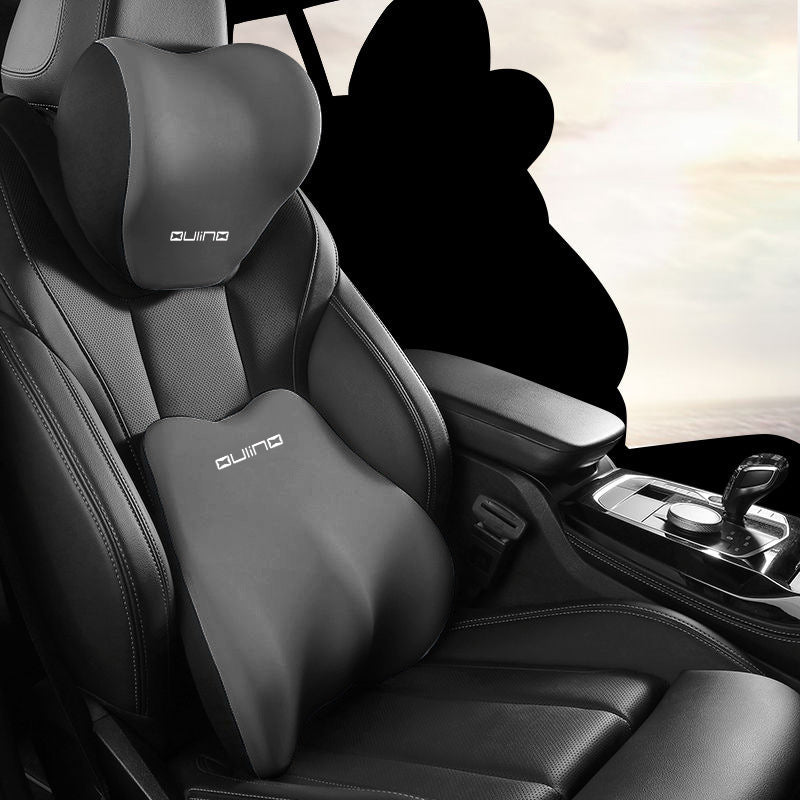 Car Neck Pillow & Lumbar Support Set