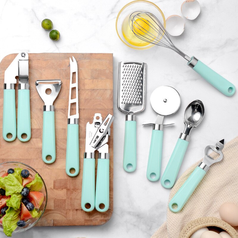 9-Piece Stainless Steel Kitchen Tool Set