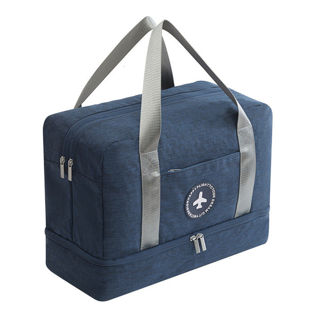 Waterproof Travel Duffle with Wet & Dry Compartments