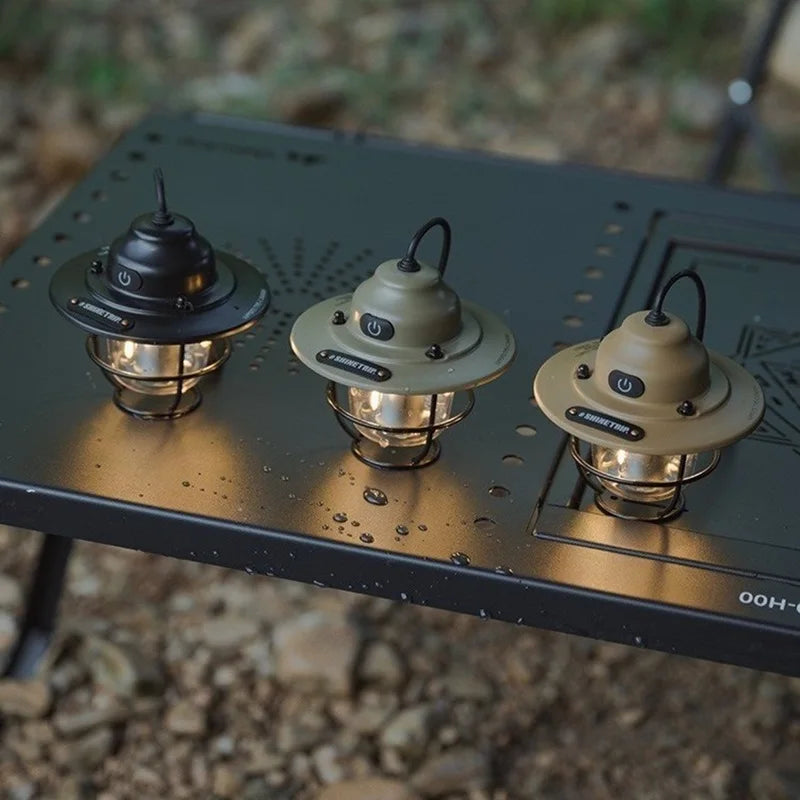 Retro USB-C Camping Lantern