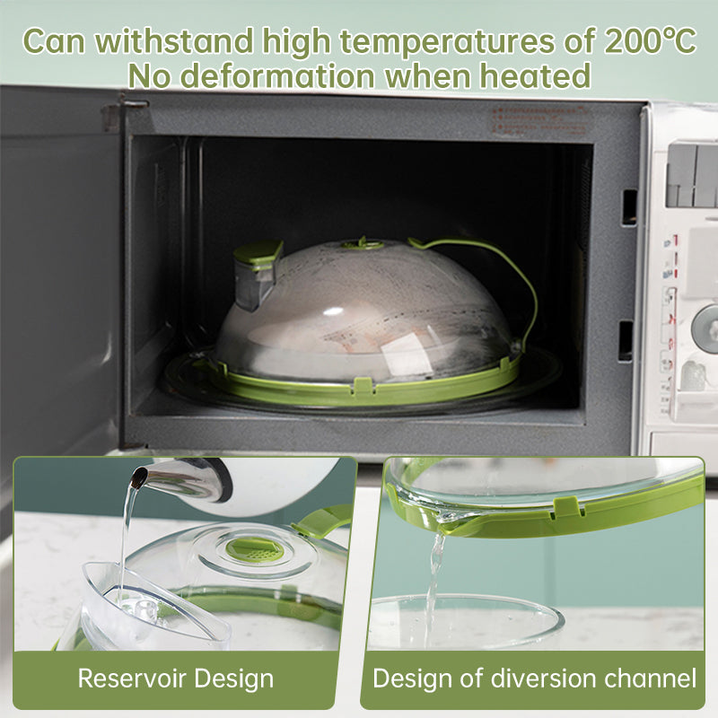 Microwave Splatter Cover with Steam Vent