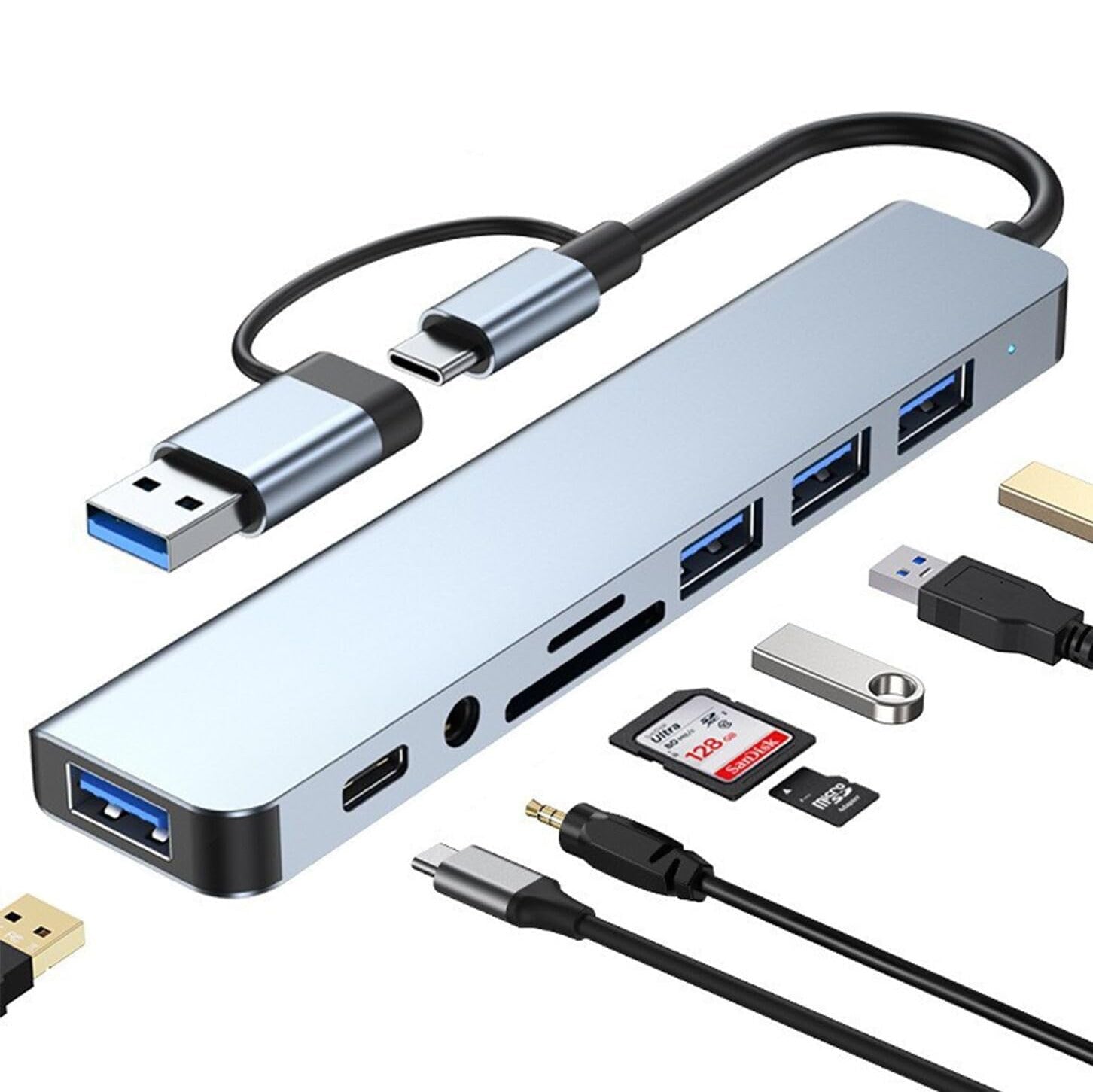 7-Port USB 3.0 Docking Hub