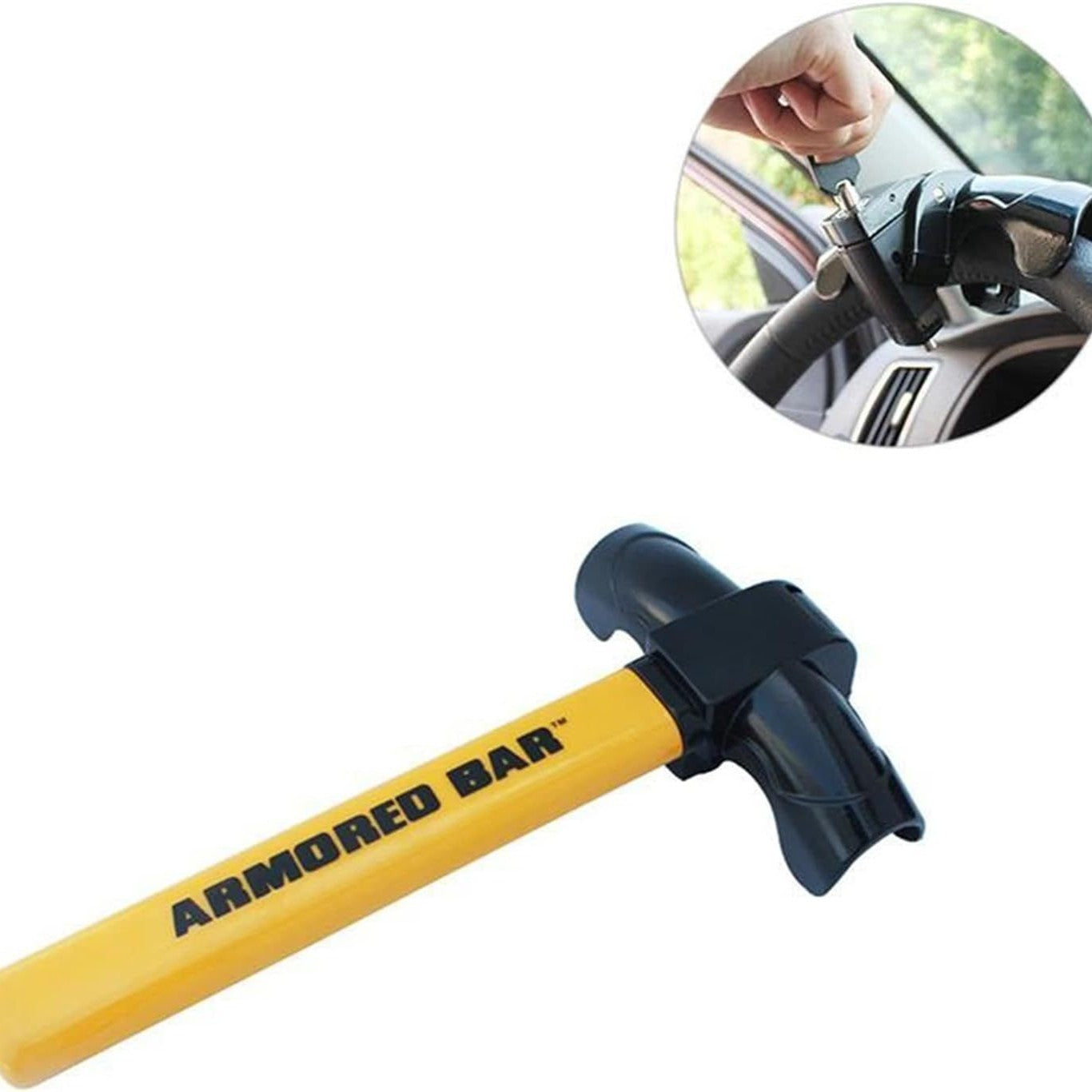 Steel Steering Wheel Anti-Theft Lock