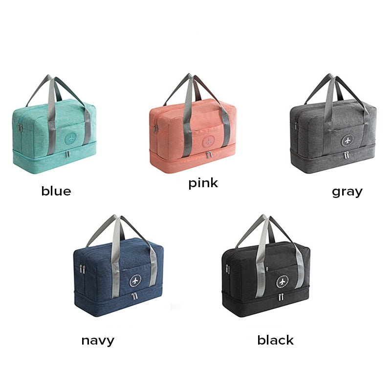 Waterproof Travel Duffle with Wet & Dry Compartments