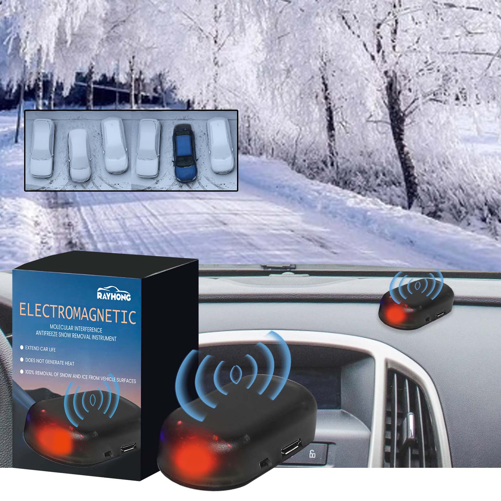 Car Windscreen De-Icer Spray