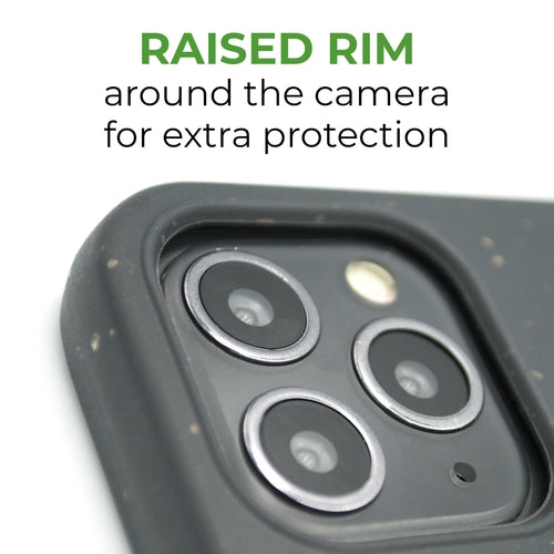 Biodegradable iPhone Case – Black Eco-Friendly Protection