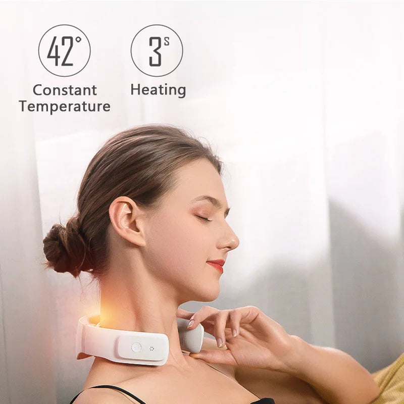 Cordless TENS Neck Massager with Heat