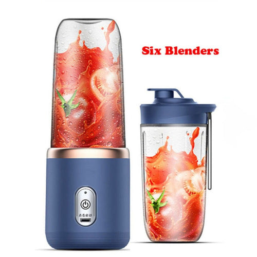 Portable Rechargeable Smoothie Blender – 6-Blade