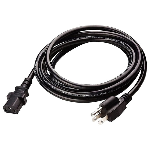 5Core AC Power Extension Cord 10Ft 3 Prong Adapter 16AWG/2C 125V 13A