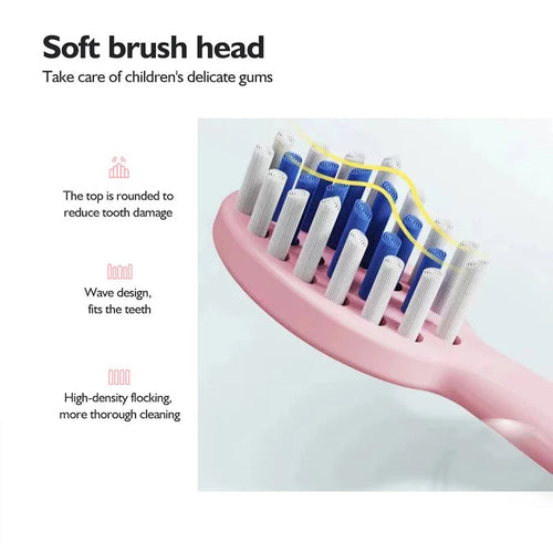 Kids Sonic Electric Toothbrush - Cartoon Design