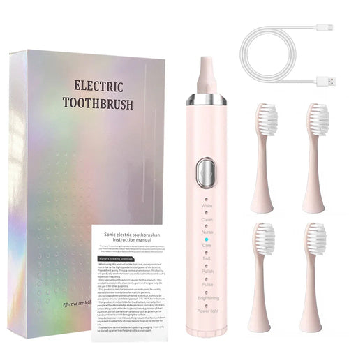 Sonic Electric Toothbrush - USB Rechargeable, 8 Speeds