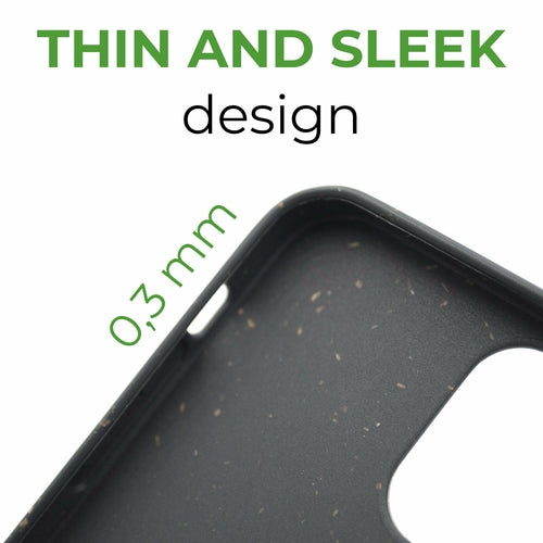 Biodegradable iPhone Case – Black Eco-Friendly Protection