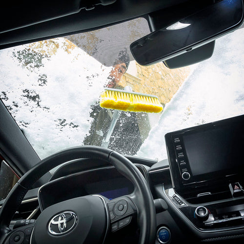 3-in-1 Telescopic Ice Scraper & Snow Brush