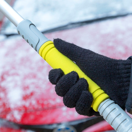 3-in-1 Telescopic Ice Scraper & Snow Brush