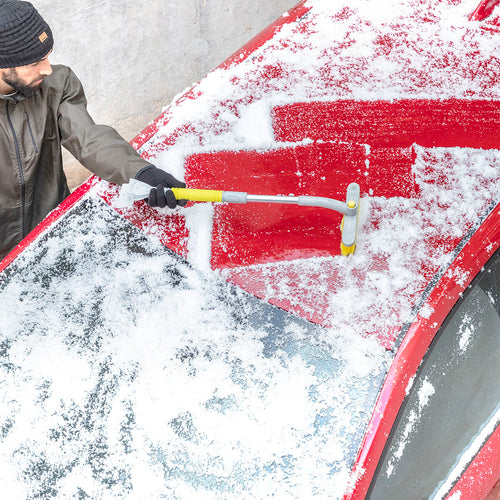 3-in-1 Telescopic Ice Scraper & Snow Brush