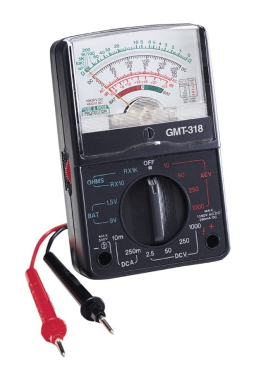 Analog Multimeter - 14 Range, 500V