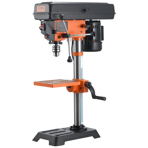 10'' 5-Speed Benchtop Drill Press Cast Iron Drill Press 3.2A