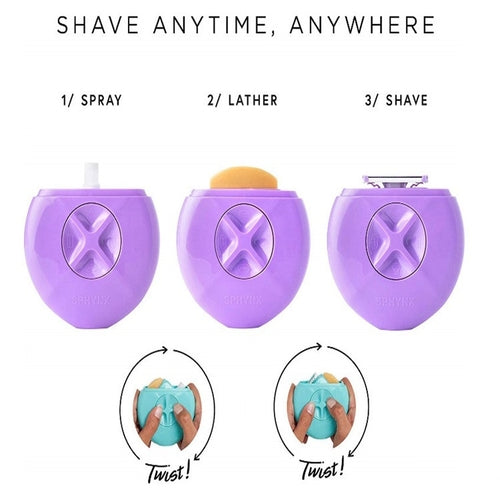 3-in-1 Mini Travel Safety Razor