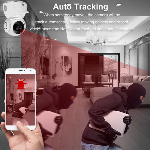 5MP 360° Wi-Fi PTZ Home Security Camera