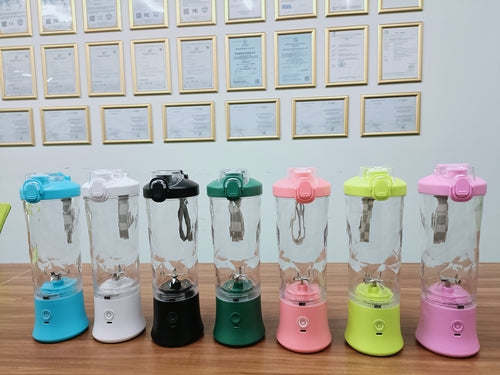 600ml Portable Blender Bottle - Rechargeable