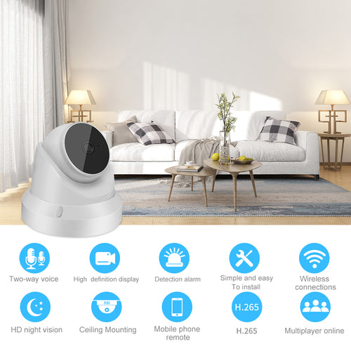 Wi-Fi Baby Monitor Camera with Two-Way Audio