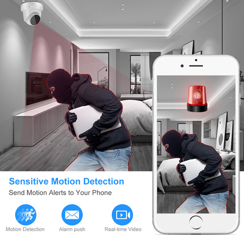 Wi-Fi Baby Monitor Camera with Two-Way Audio