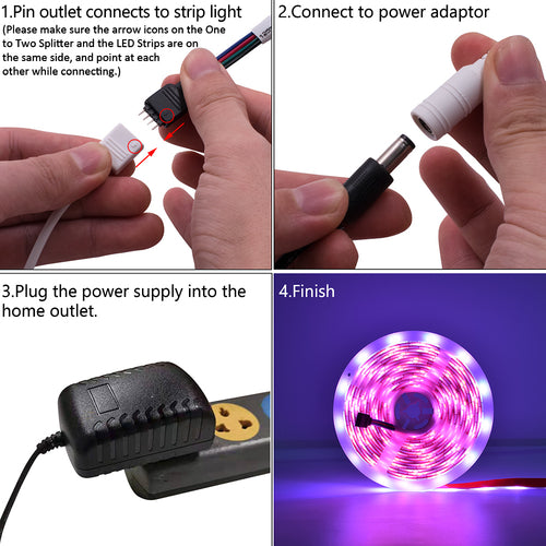 RGB LED Strip Lights – 32ft with WiFi & Remote