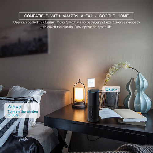 WiFi Smart Blinds Switch - Touch Panel