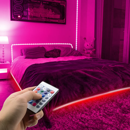 RGB LED Strip Lights – 32ft with WiFi & Remote