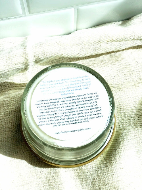 Hand-Poured Abundance Intention Candle