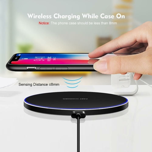 Dragon W9 30W Wireless Charging Pad – Slim USB-C Charger