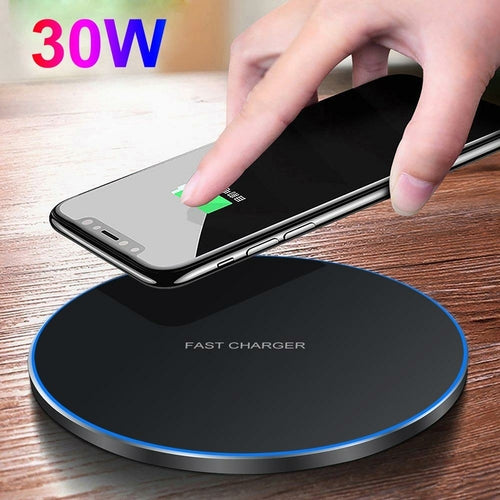 Dragon W9 30W Wireless Charging Pad – Slim USB-C Charger