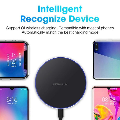 Dragon W9 30W Wireless Charging Pad – Slim USB-C Charger