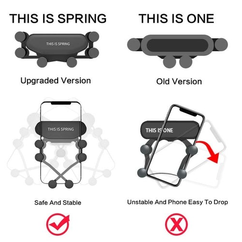 Gravity Air Vent Phone Mount