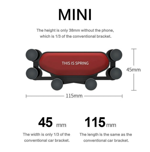 Gravity Air Vent Phone Mount