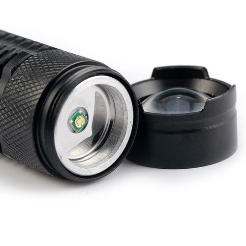 LED Flashlight 2000LM Q5 Mini Portable Torch Adjustable Zoom Flash