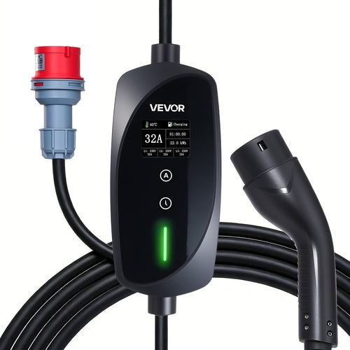 Portable EV Wallbox Charger - Type 2, 22kW 32A